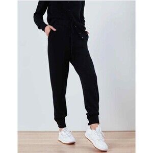 Quince Black Cashmere Sweatpants